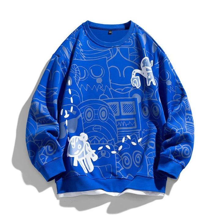 Graffito - Retro Doodle Sweatshirt