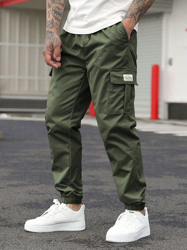 Xavier - Japanese Style Tapered Cargo Trousers