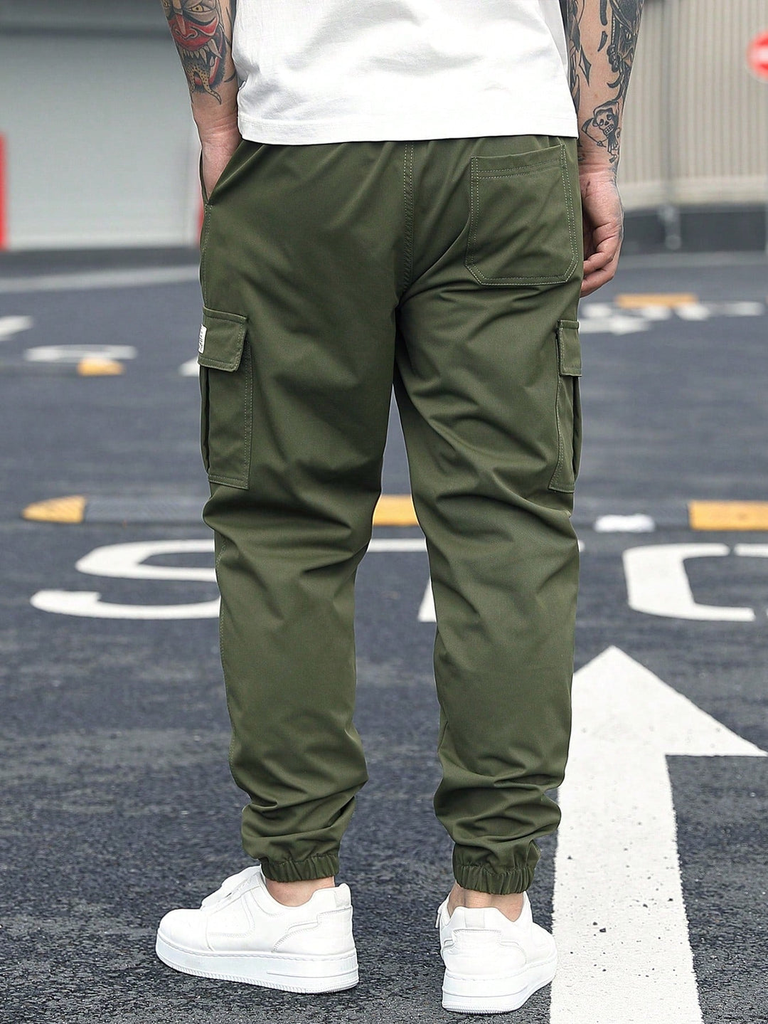 Xavier - Japanese Style Tapered Cargo Trousers