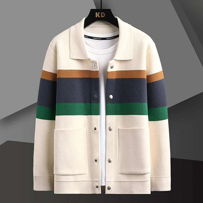 Sylvester - Striped Varsity Jacket