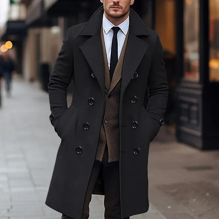 Wilmer™ | Double-Breasted Buttoned Coat