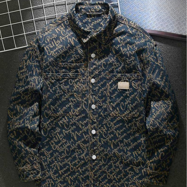 Walter - Denim Scripture Jacket