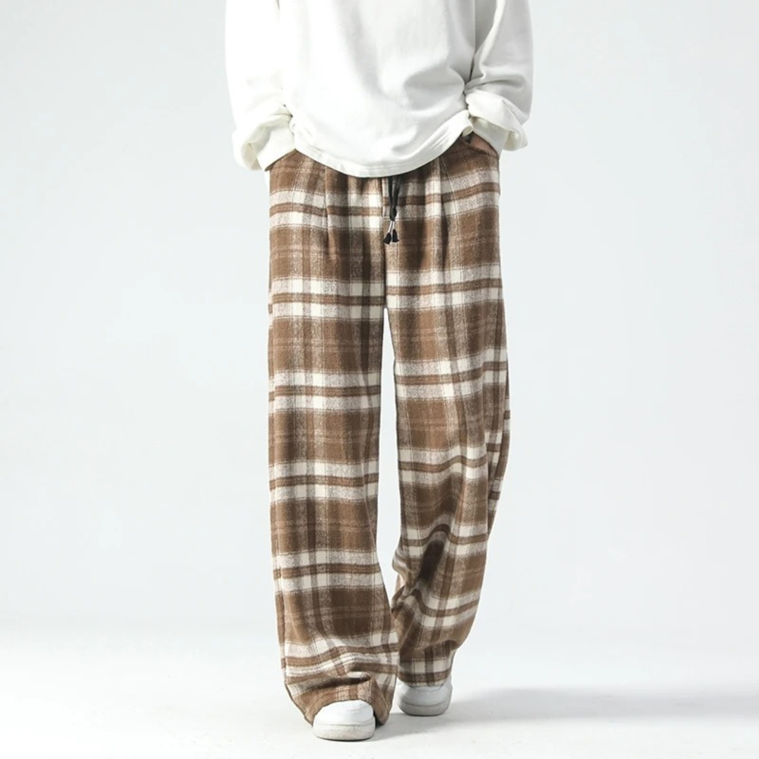 Dany - Vintage Plaid Trousers