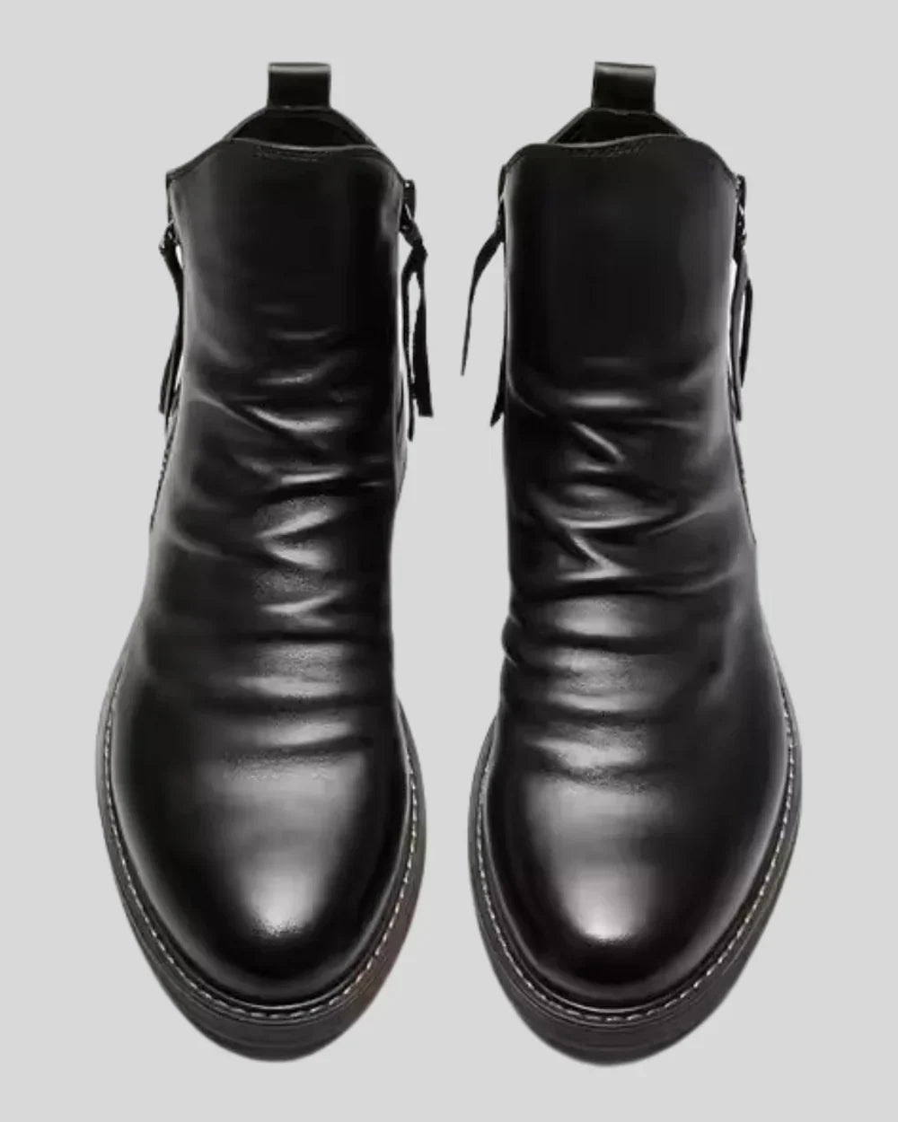 Leonardo™ - Side Zip Leather Ankle Boots