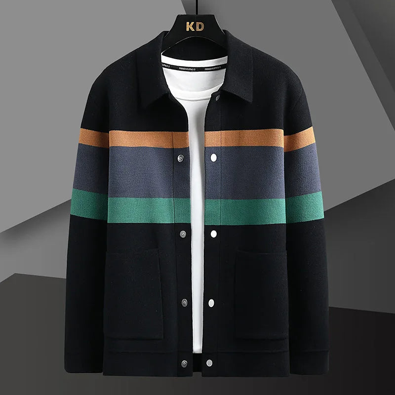 Sylvester - Striped Varsity Jacket