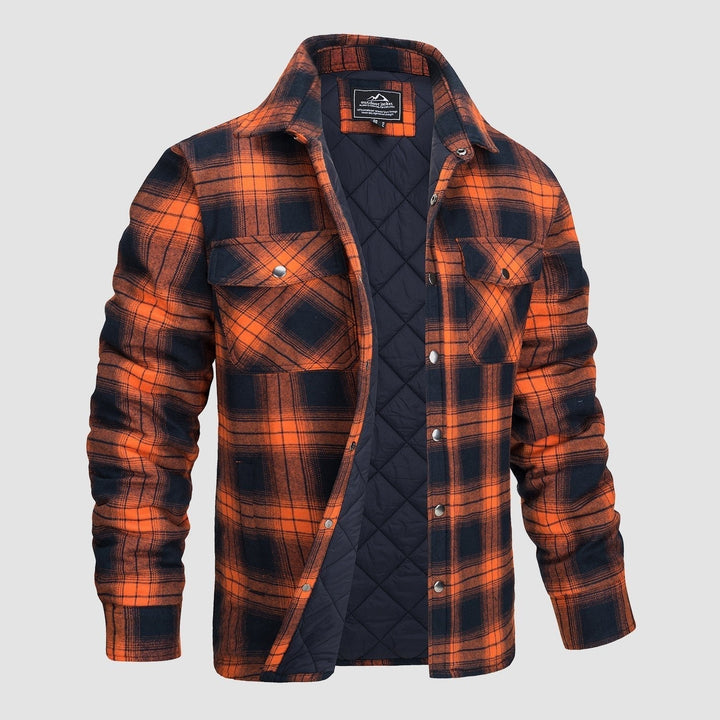 Versatile Checked Bomber Jacket