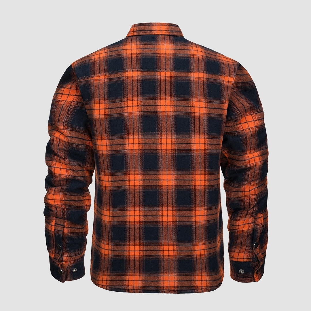 Versatile Checked Bomber Jacket