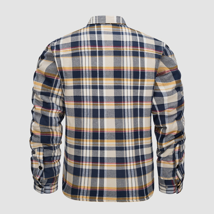 Versatile Checked Bomber Jacket