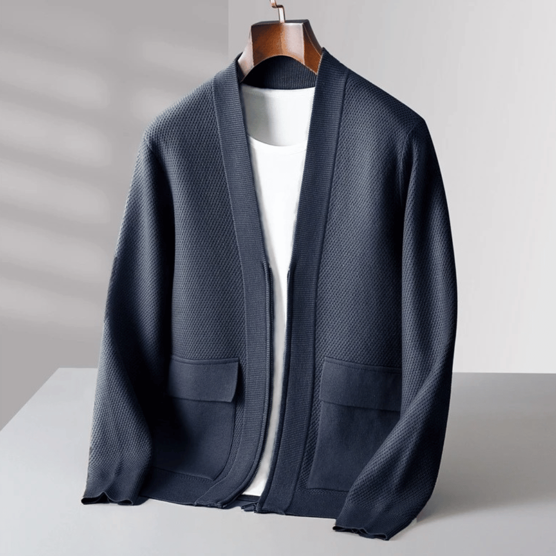 Lorenzo™ | Wool Button-Up Cardigan