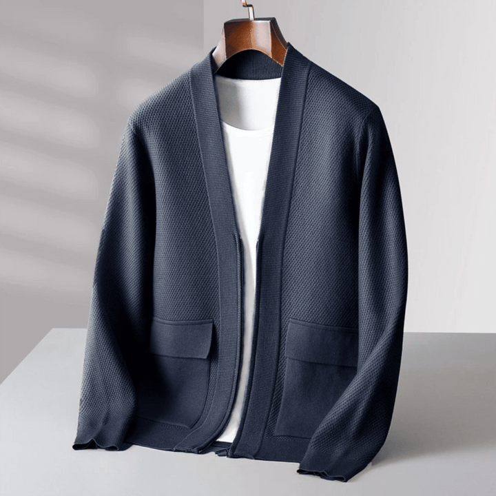 Lorenzo™ | Wool Button-Up Cardigan