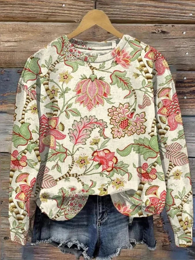 Aenira | Women's Flower Sweater