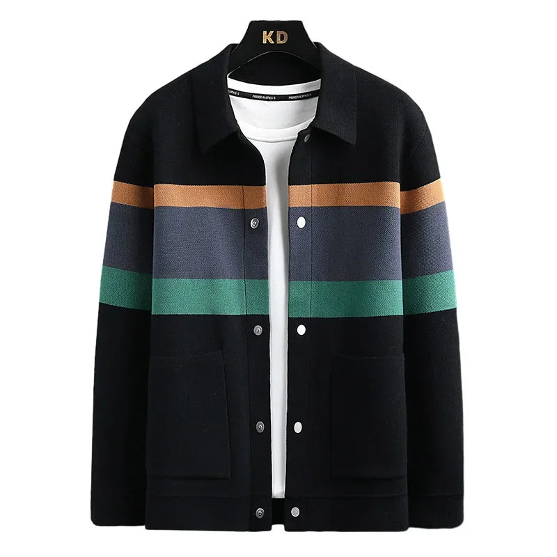 Sylvester - Striped Varsity Jacket