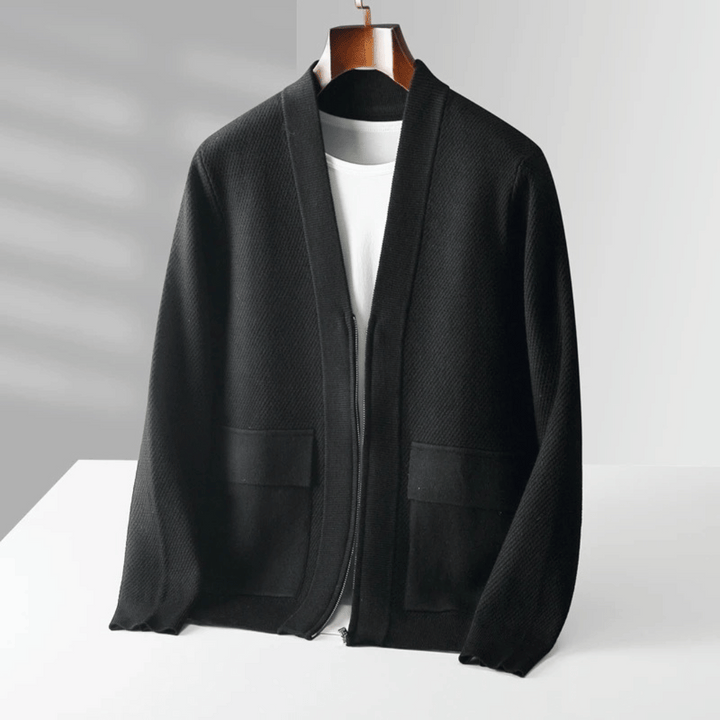 Lorenzo™ | Wool Button-Up Cardigan