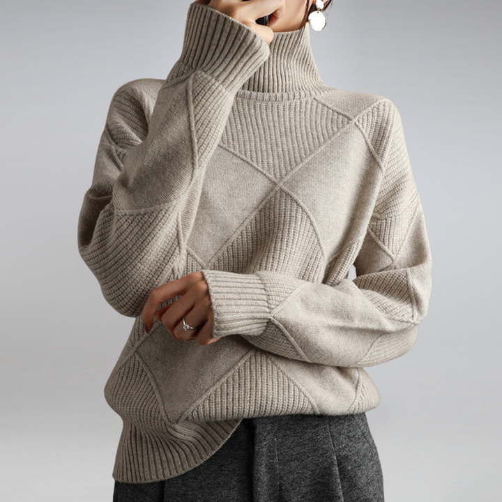 Ilse™ - Cashmere Roll Neck Jumper