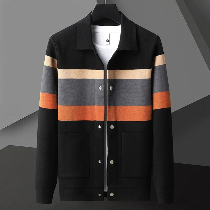 Sylvester - Striped Varsity Jacket