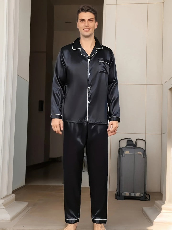 Mario™ | Luxurious Silk Pajama Set