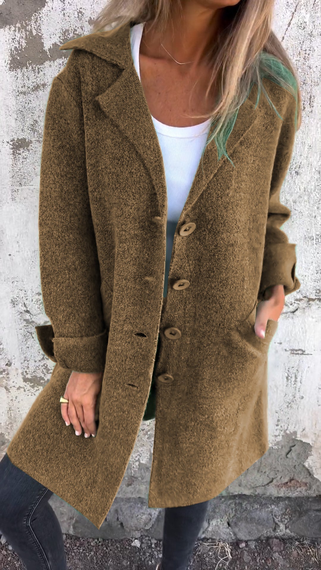 Isabella™ - Casual Long Coat With Cuffs