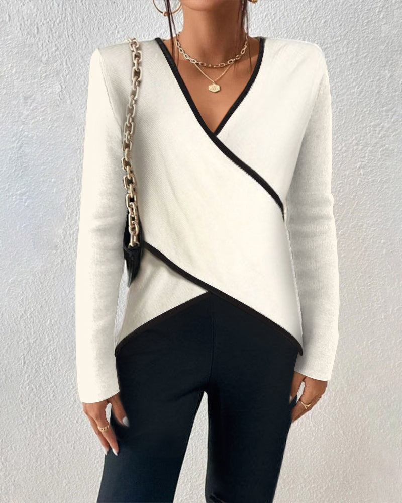 Irish™ – Elegant Sweater with V-Neck