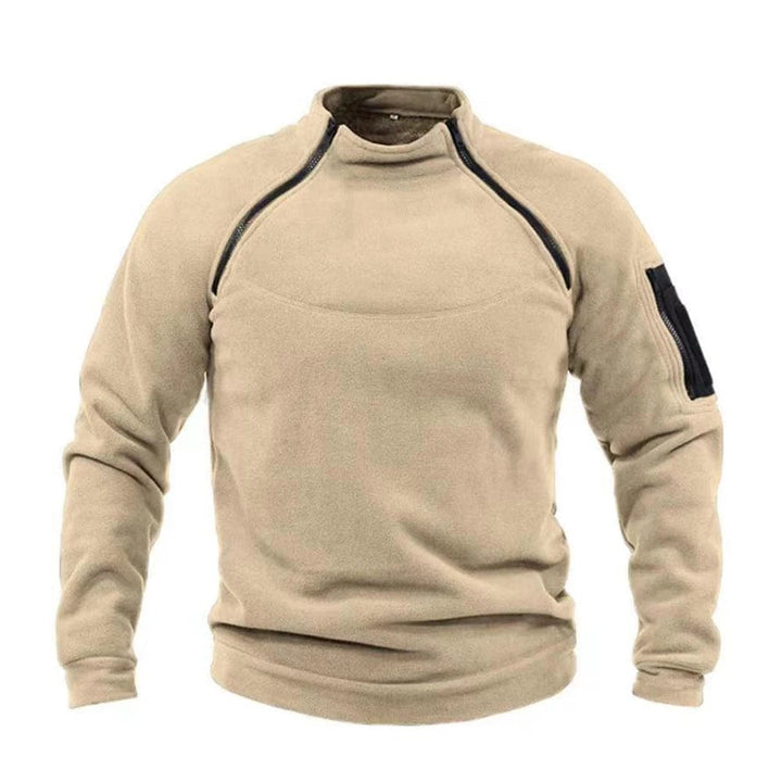 Military Style Fleece Sweatshirt for Outdoors