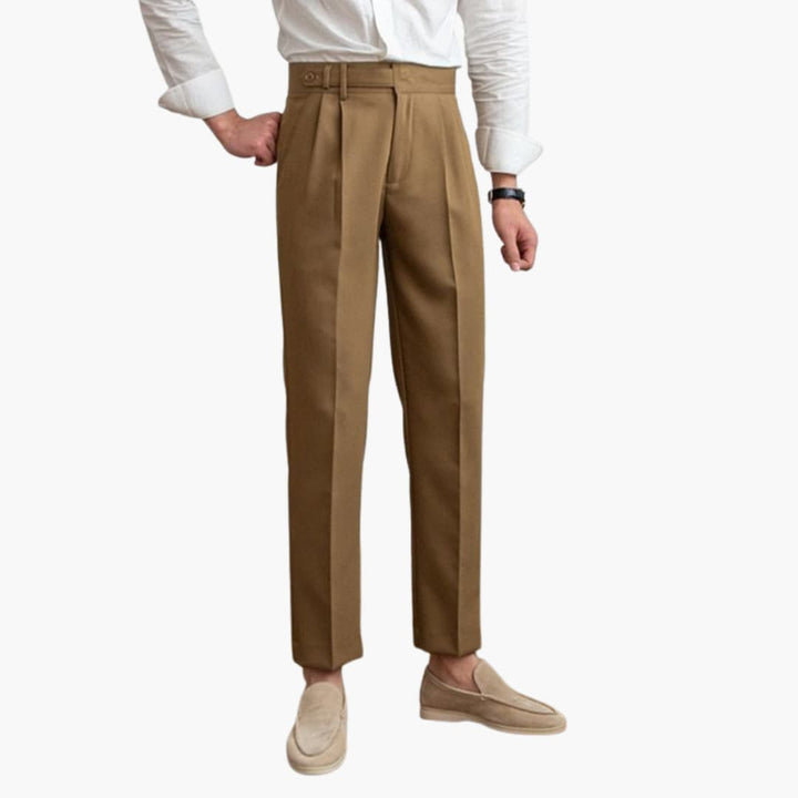 Oliver | Pleated Trousers