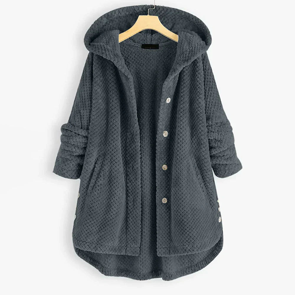 Dana™ - Ribbed Hooded Coat