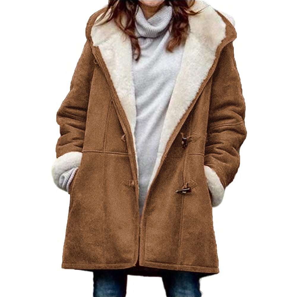 Warm and Stylish Hooded Coat