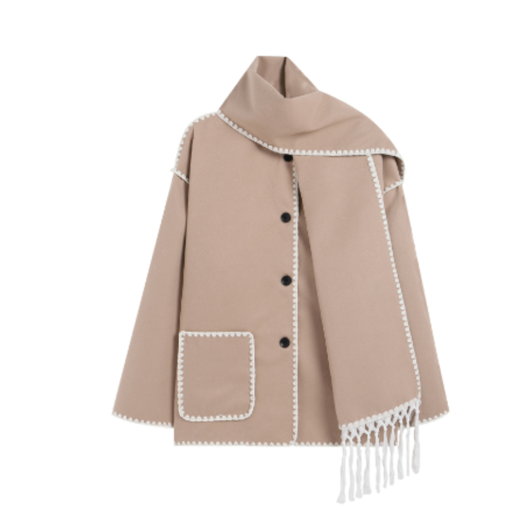 Viona™ - Comfortable wool cape jacket