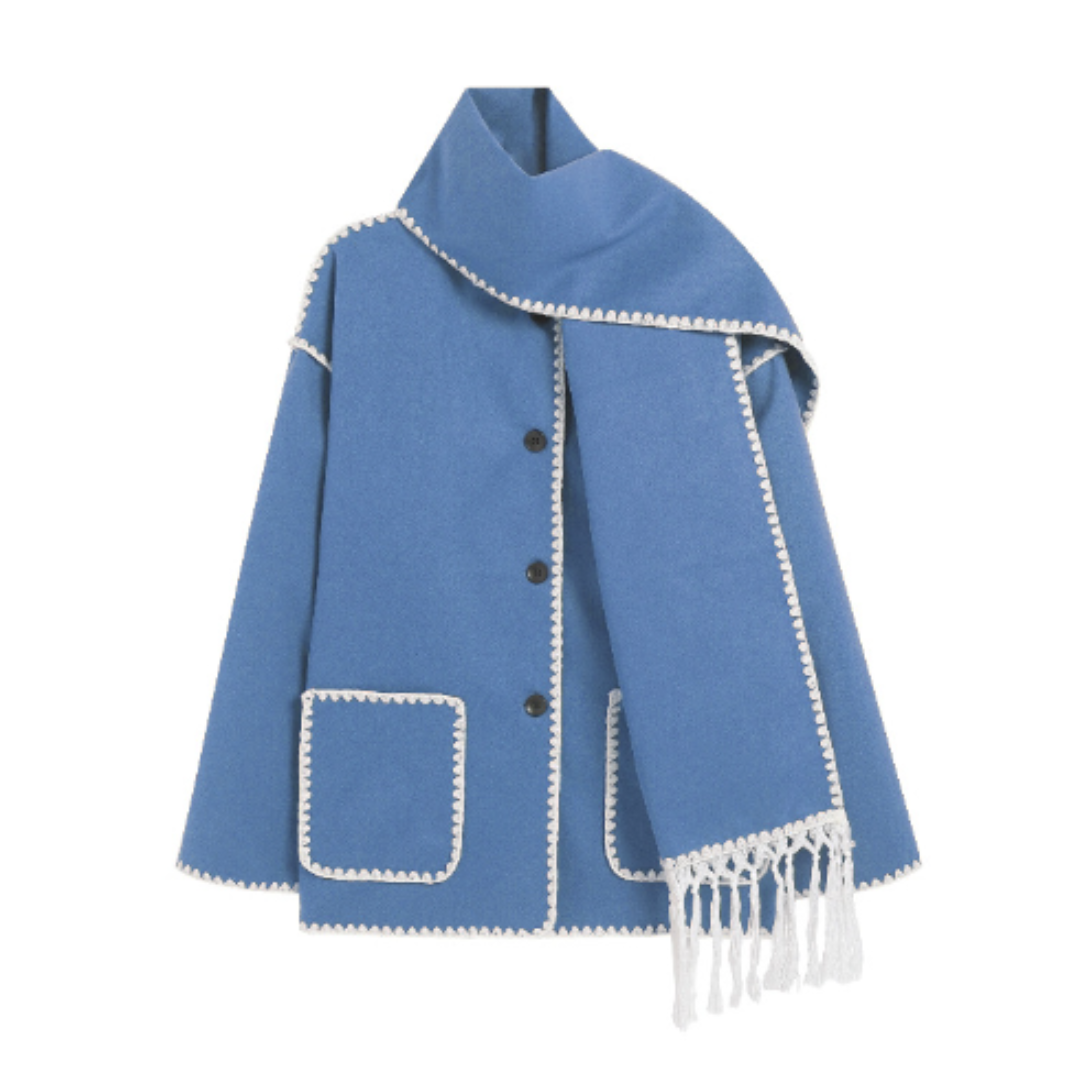 Viona™ - Comfortable wool cape jacket