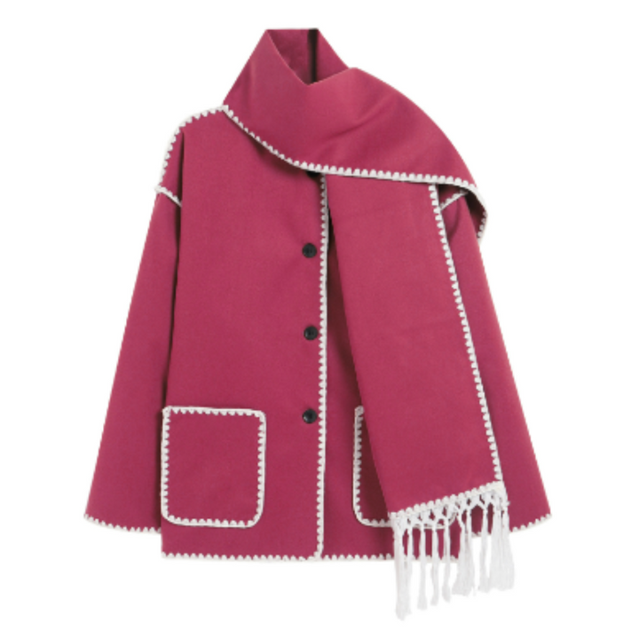 Viona™ - Comfortable wool cape jacket