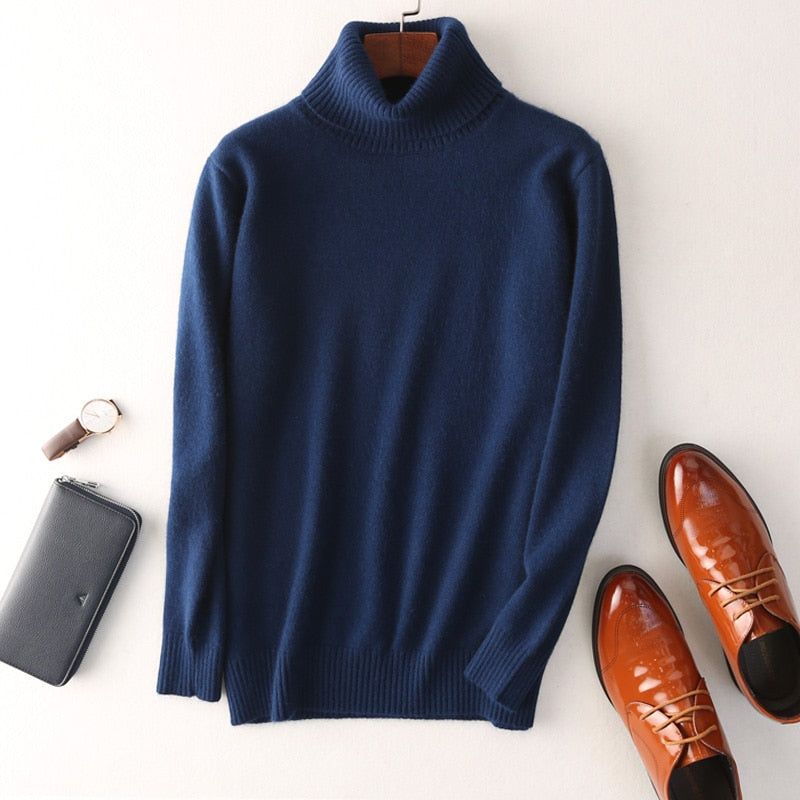 Emil™ | High Collar Cashmere Sweater