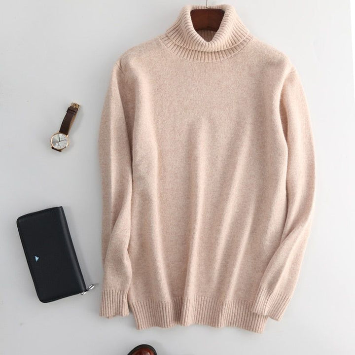 Emil™ | High Collar Cashmere Sweater