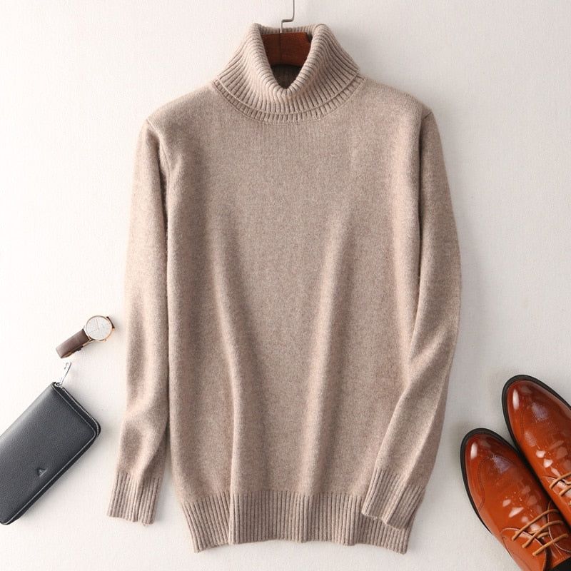 Emil™ | High Collar Cashmere Sweater