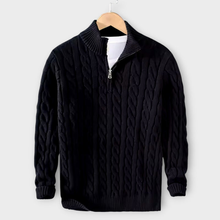 Luca™ | Elegant Half-Zip Sweater