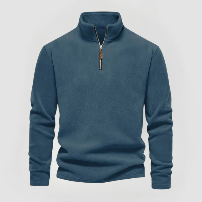 MAX - WARM HALF-ZIP FLEECE SWEATER