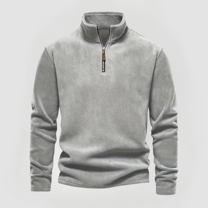 MAX - WARM HALF-ZIP FLEECE SWEATER