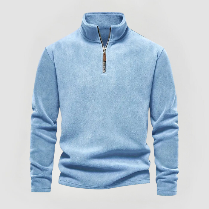 MAX - WARM HALF-ZIP FLEECE SWEATER