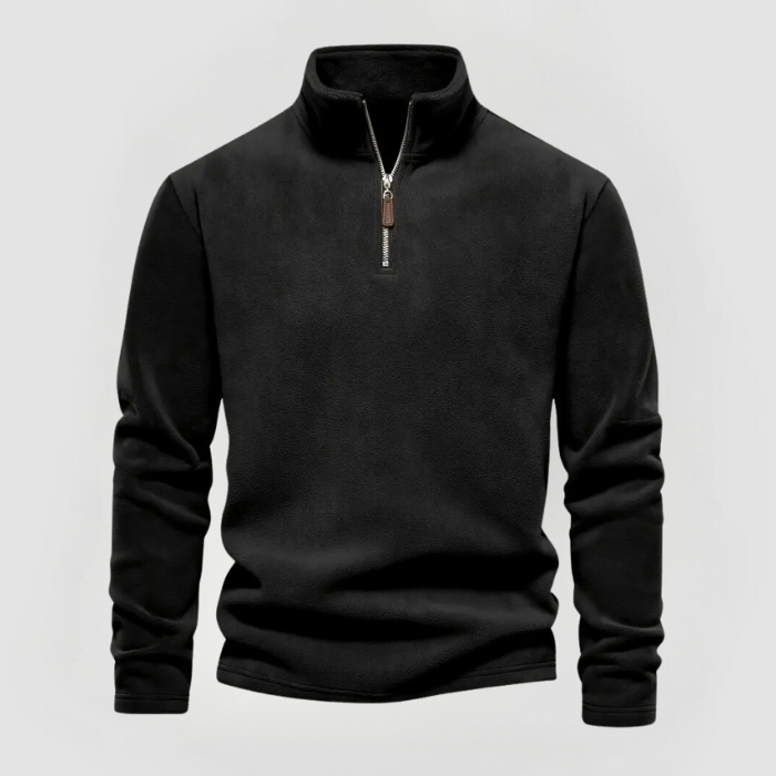 MAX - WARM HALF-ZIP FLEECE SWEATER