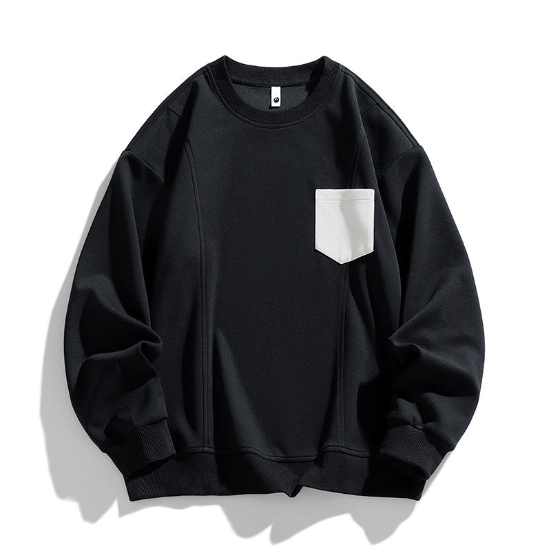 Sable - Pocketed Crew Neck