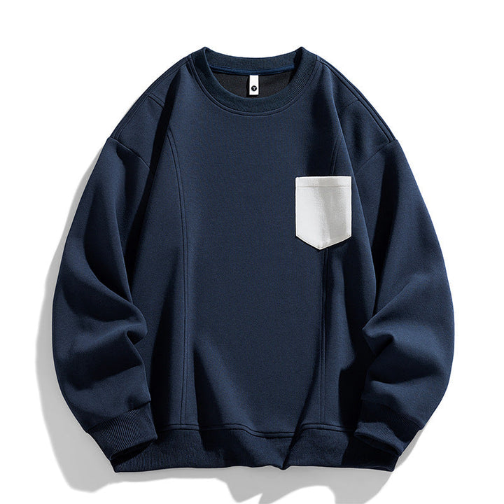 Sable - Pocketed Crew Neck