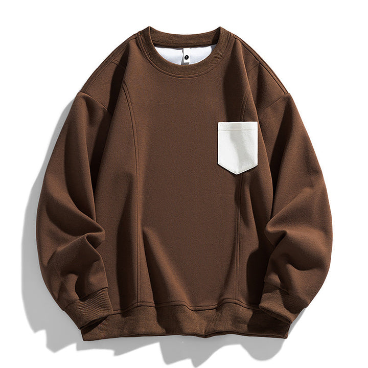 Sable - Pocketed Crew Neck