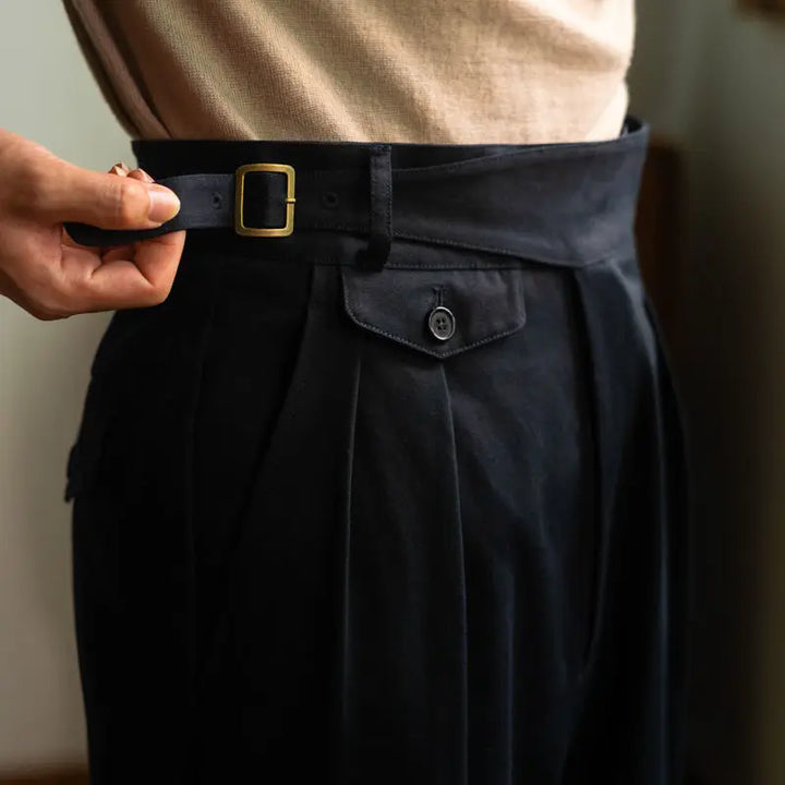 Jasper - Pleated Trousers