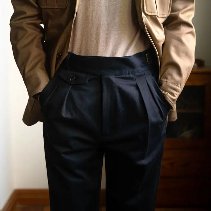 Jasper - Pleated Trousers