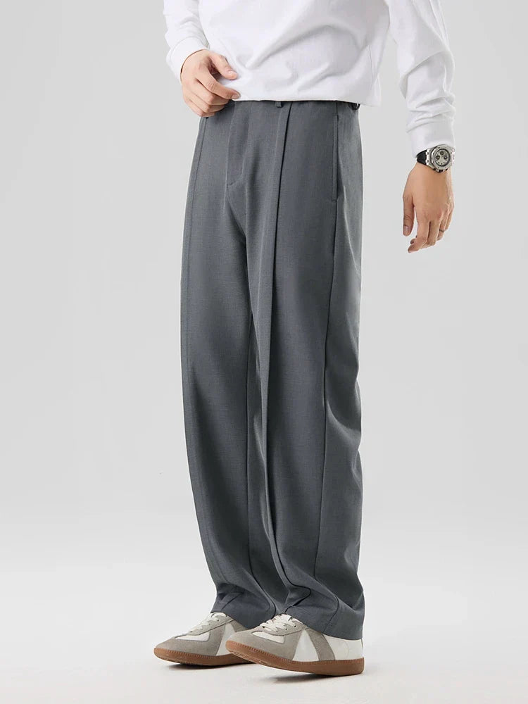 Zachary - Pleated Trousers