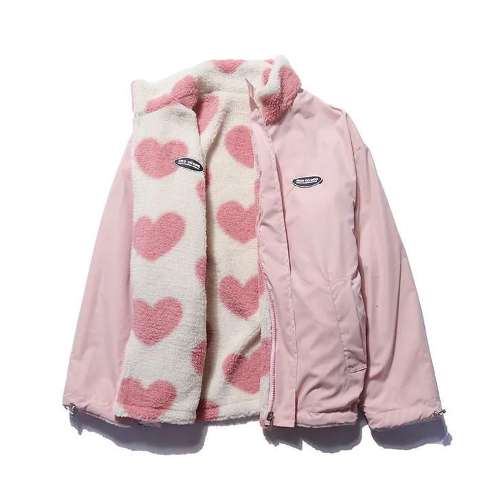 Maisie | Double-Sided Heart Coat - Unique Collection