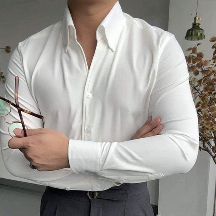 Adrian ™ | Italian Athletic V-Neck Bamboo Shirt