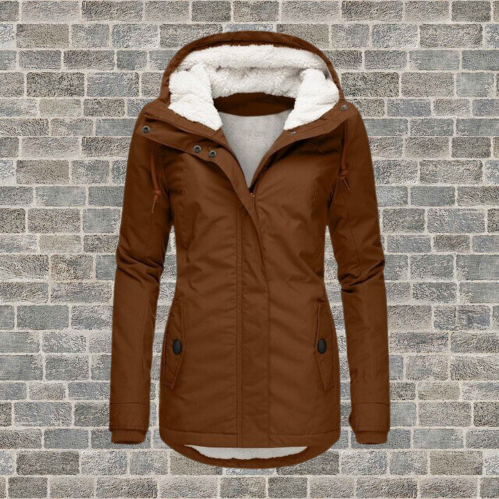 Jenna ™ - Women's Warm Cotton Sherpa Hoodie