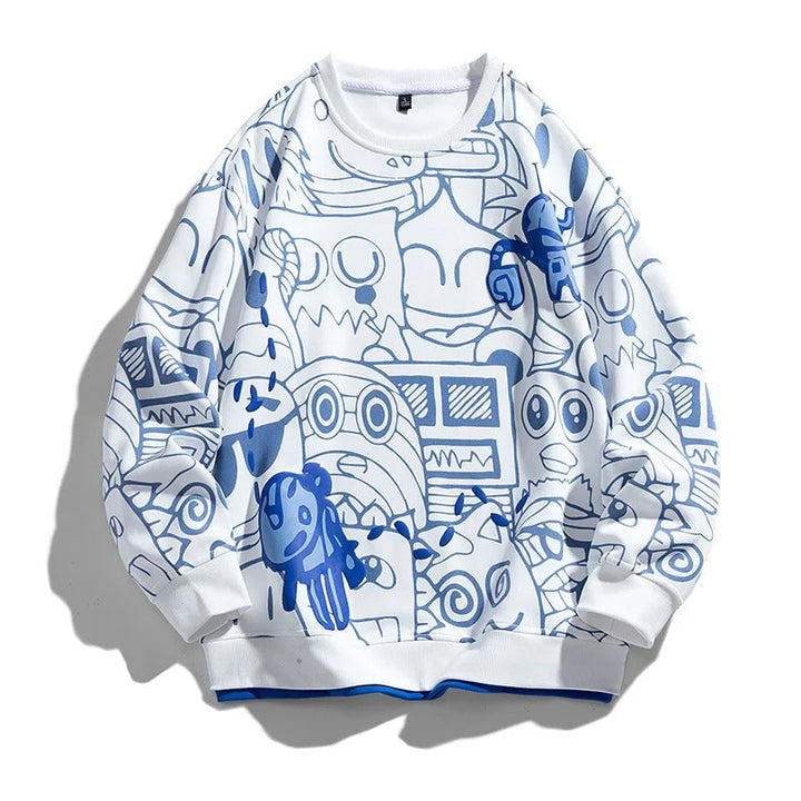 Graffito - Retro Doodle Sweatshirt