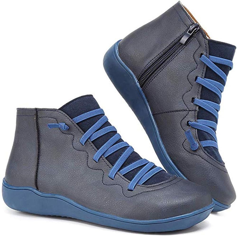 Nina™ - Comfortable Everyday Leather Ankle Boots