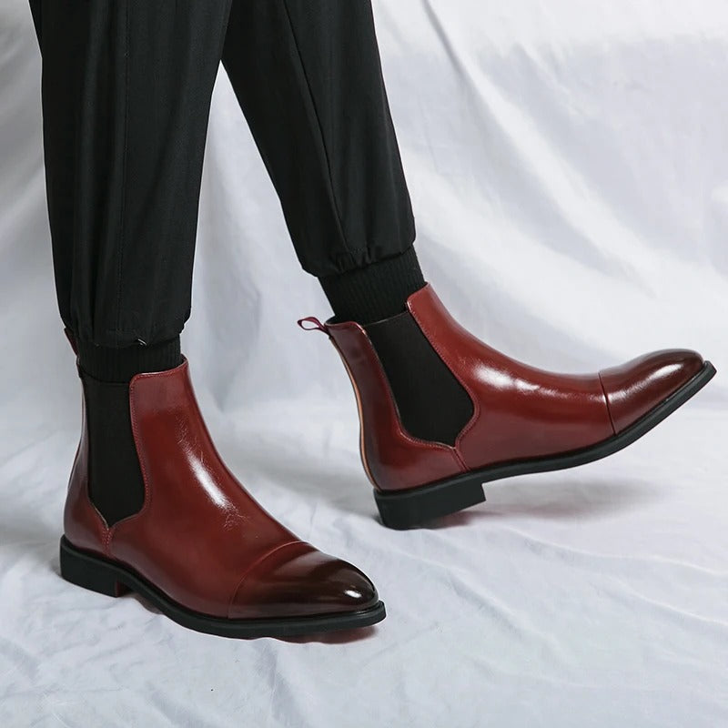 Annibale Carracci™ | Genuine Leather Chelsea Boots