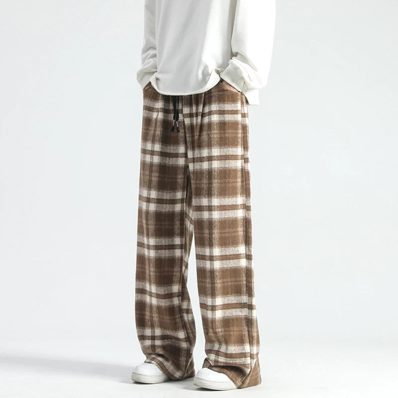 Dany - Vintage Plaid Trousers